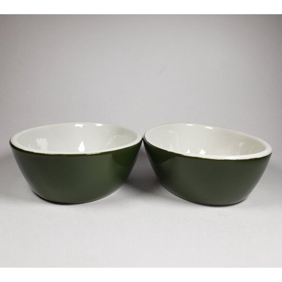 Hall 2081 Forest Green Boston Baker Set of 2 Oval Individual Serving Size - Picture 3 of 10